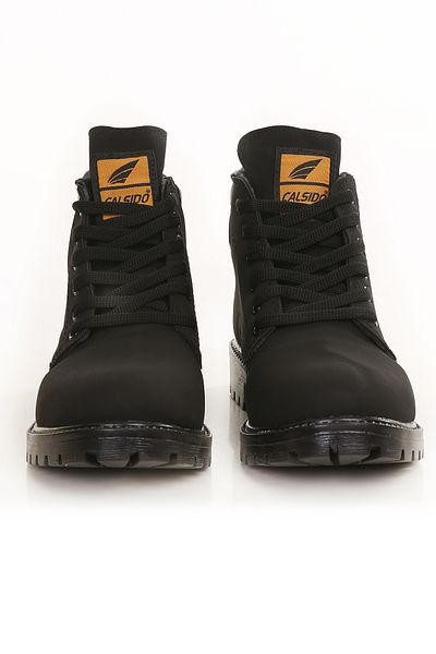 lord's ayakkabı Μαύρες μπότες από καουτσούκ Nubuck Unisex Αδιάβροχες