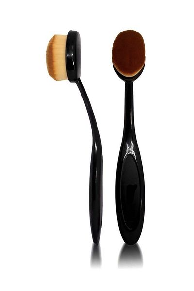 Rival Beauty Beauty Powder Makeup Brush Foundation Concealer Fiber Oval Makeup Brush Spoon Shaped 1 Piece