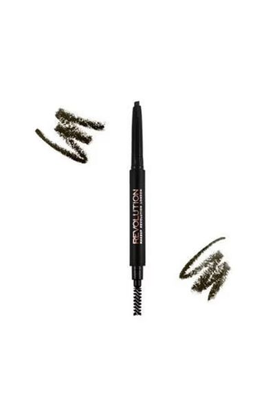 Revolution Duo Brow Pen Dark Brown