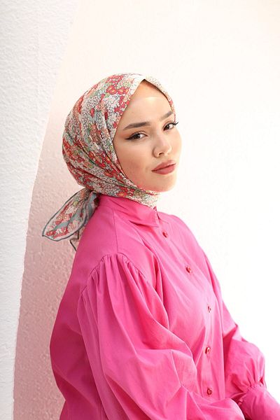 Silk Home Μοτίβο κήπου Μαλακό βαμβακερό κασκόλ