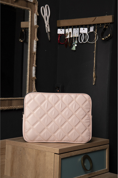 Polina Macbook Air Pro 15,15.6-16.1 Inç Uyumlu Su Geçirmez Kapitone Laptop Kı...