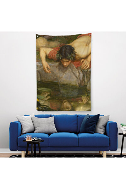 Harita Sepeti غطاء حائط بتفاصيل الصدى والنرجس - سجادة من تصميم John William W...