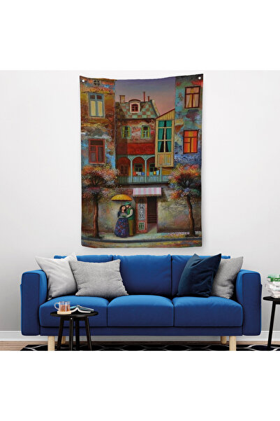 Harita Sepeti Аşık Двоє на полотні настінне покриття - килим-6179