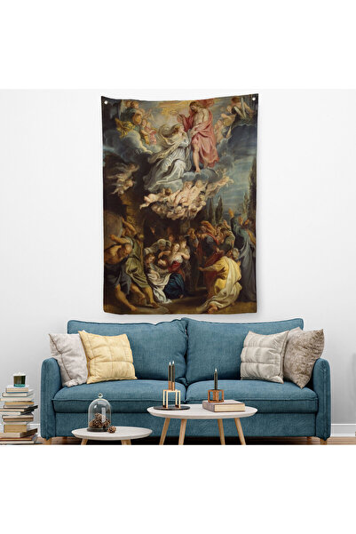 Harita Sepeti Krunisanje Bogorodice Zidna Tapiserija - Tepih - Krunisanje Bog...