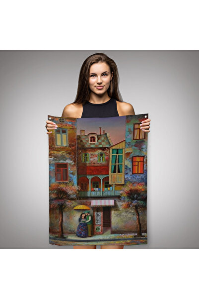 Harita Sepeti Аşık Двоє на полотні настінне покриття - килим-6179