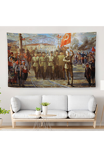 Harita Sepeti Oslobađanje Izmir-a Zidna obloga-H Tepih - Ataturkovo ulazak u ...
