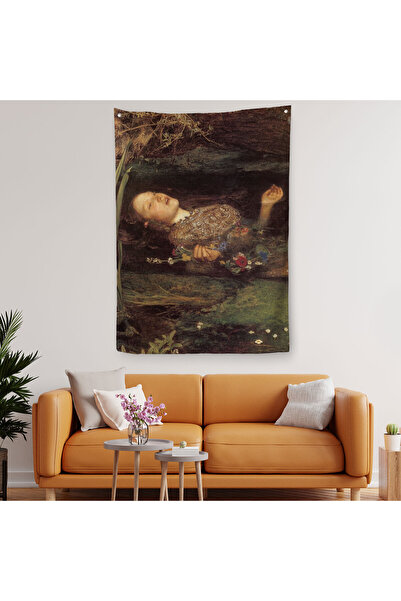 Harita Sepeti غطاء حائط مزخرف من أوفيليا لشكسبير هاملت - سجادة - 6319