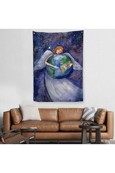 Harita Sepeti Coperta de perete înger îmbrățișând lumea - Covor-6000