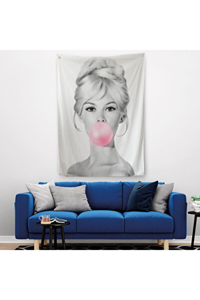 Harita Sepeti Brigitte Bardot Sa deznom Dekorativna zidna obloga sa mehurićim...