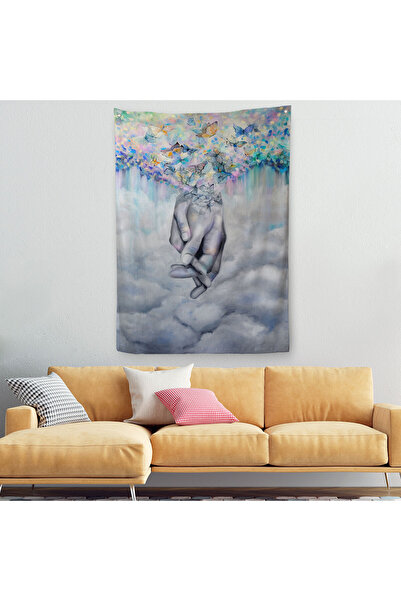 Harita Sepeti غطاء حائط مزخرف بأيدي نسائية ورجالية سريالية - سجادة-5951