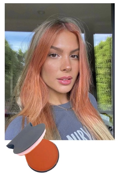 CERSAL طباشير للشعر باللون البرتقالي