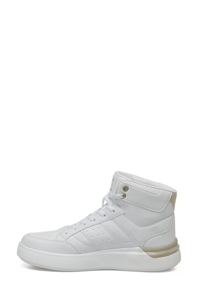 Kinetix GLESA PU HI W 3PR Beyaz Kadın High Sneaker