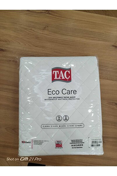 Taç Eco Care Çift Kişilik Yatak Alezi Beyaz