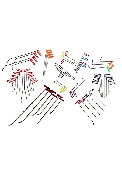 Genel Markalar PROFEKİPMAN PDR 55 PARÇA SUSTALI ÇUBUK SETİ (boyasız göçük PDR...