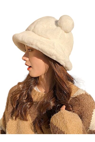 Mood Agenda Ženska simpatična kapa sa medvjeđim ušima Pliš