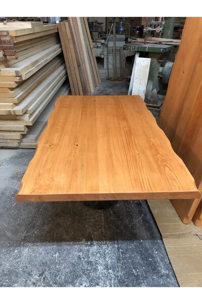 Bintaş Mobilya Kayın Renk Kütük Masa Üstü 140x80 cm