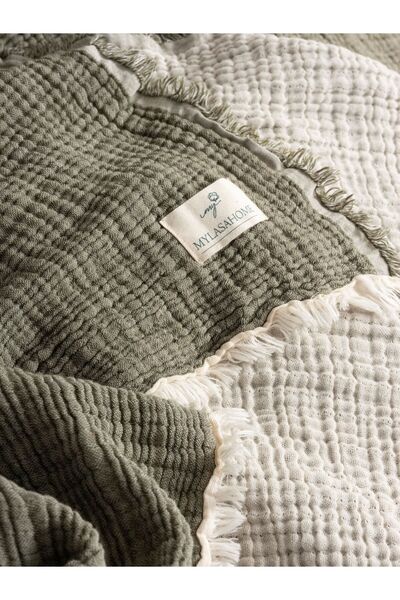 MYLASA HOME Double Face Planets 4 Layer Muslin Bedspread Double 220X240Cm