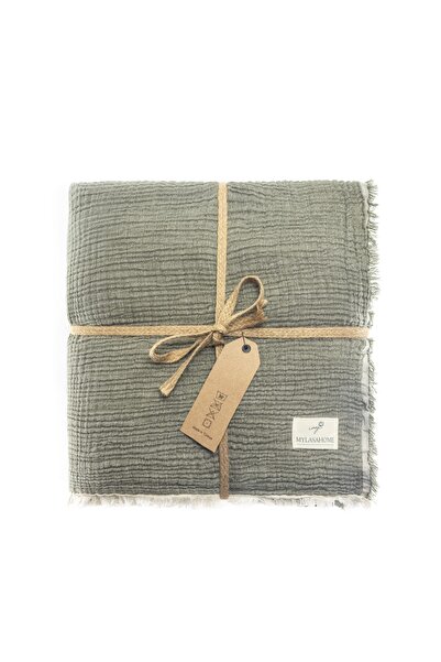 MYLASA HOME Double Face Planets 4 Layer Muslin Bedspread Single 160X220Cm