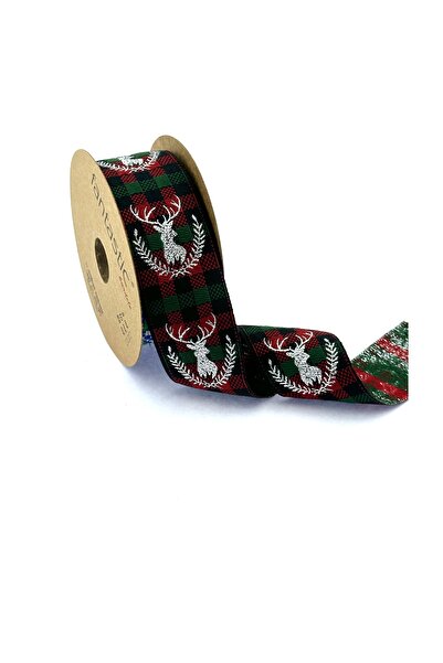 FANTASTIC KURDELE СИМВІЛЬНА ТКАНИНА З ОЛЕНИМ ВІЗЕРУНКОМ ДЛЯ НОВОРІЧНОЇ ПРОВІЗ...