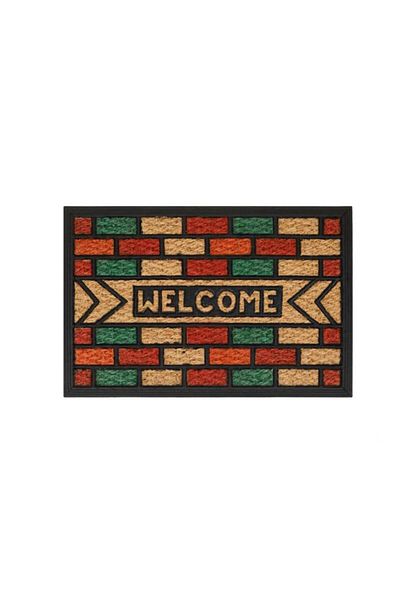ÇIRPAN EV COLOR RECTANGULAR DOOR FRONT MAT 60X40CM