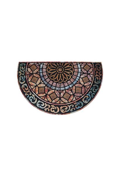 ÇIRPAN EV COLORFUL OVAL DOOR FRONT MAT 75X45CM