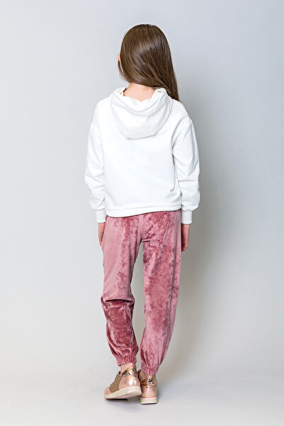 incity Girl's Velvet Jogger Sweatpants