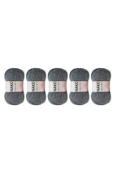 NAKO Νήματα πλεξίματος χειρός Super Pearl 100 Gr 5 ΤΕΜ