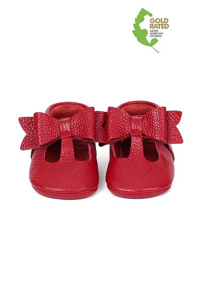 YoYo Junior Yoyo Leather Red Junior Booties