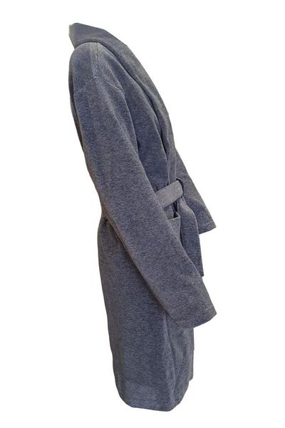 Ciciten 23C02 Pocketed Raised Winter Long Fleece Dressing Gown