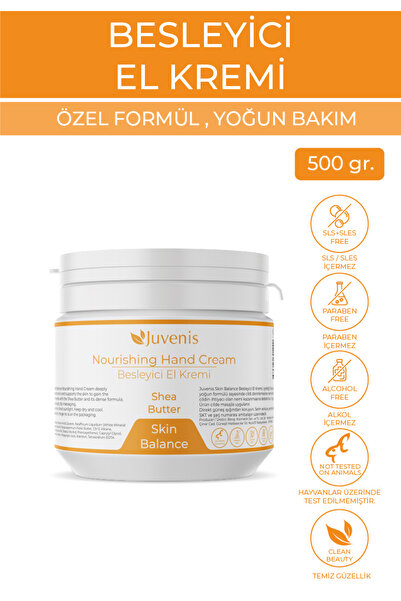 Juvenis Yoğun Nemlendirici El Bakım Kremi Shea Butter İçeren Skin Balance Ser...