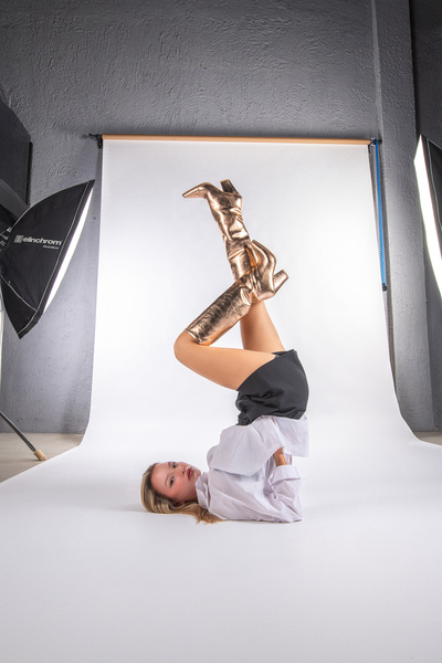 AYAKKABI PRENSİ Jincy Gold 9 Cm Kadın Çizme, Topuklu Çizme