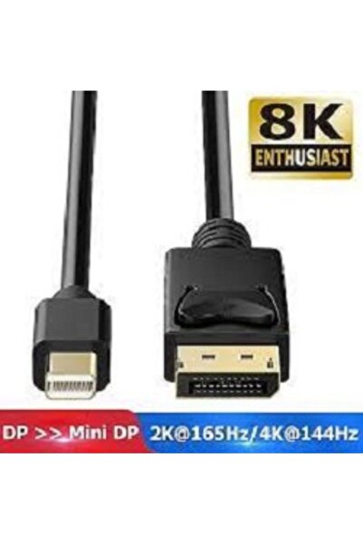 evotech Mini Display Port To Display Port 5m Kablo Gold