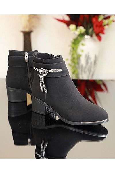 Konfores 1740- 425076   Κλασικές Μπότες από καουτσούκ ΜΑΥΡΟ