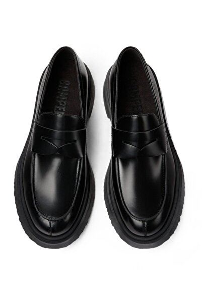 CAMPER K100633 Walden Deri Makosen Siyah Erkek Ayakkabı