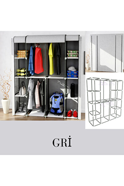 HOLTECH Elit Lüks Bez Dolap Kumaş Gardrop