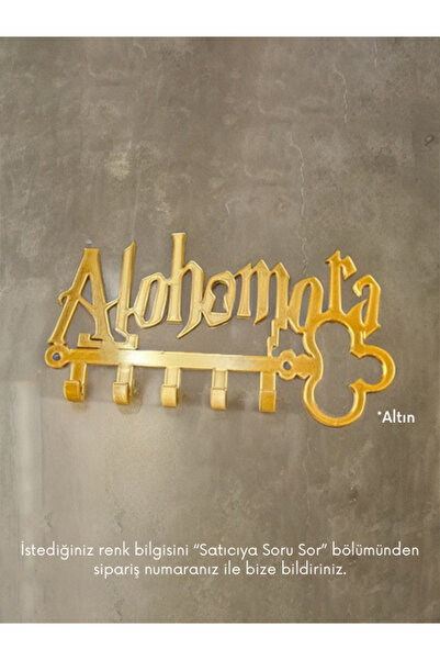 Alvina Atölye Harry Potter Alohomora Anahtar Askısı - 21cm x 12cm - Bioplastik