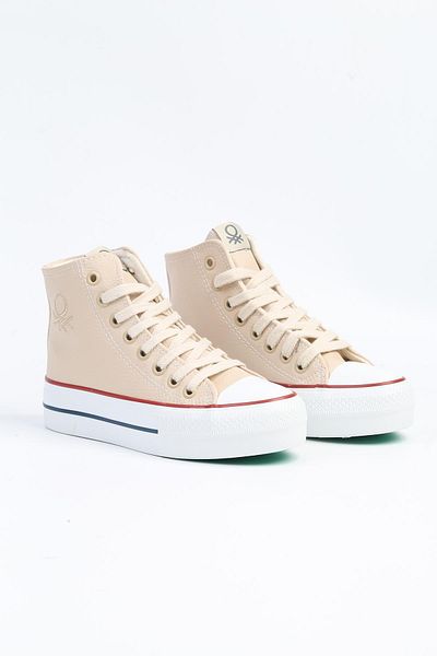 Benetton ®   BN-31123 - 3114 Bej - Pantofi sport pentru damă