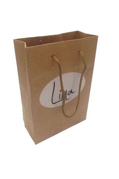 Bosphorus GIFT BAG,ITALIAN DESIGN BEIGE COLOR 12x17x5cm