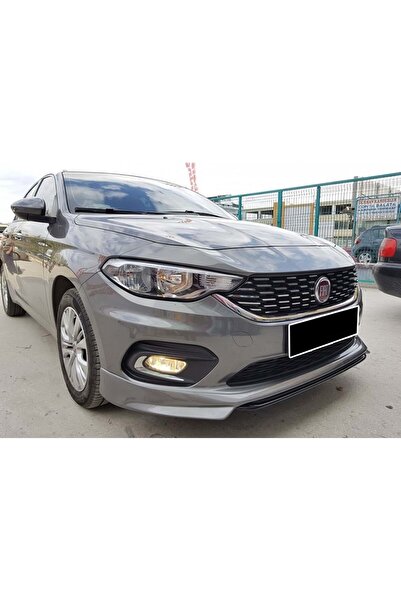 BatmanGarage Fiat Egea Uyumlu Ön Ek Tampon Eki Karlık 2015 ve üzeri Plastik B...