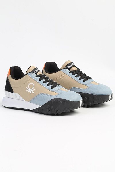 Benetton ® |   BN-31090 - 3342 Albastru Bej - Pantofi sport dama