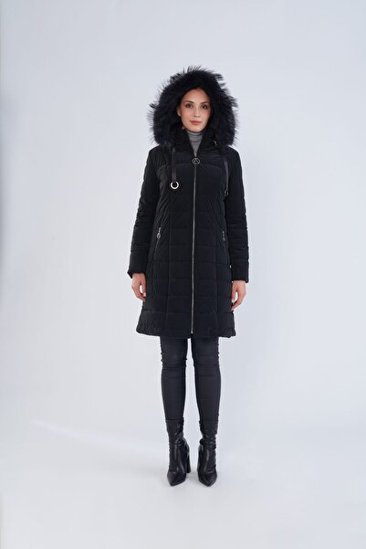 Trenç Hooded Quilted Puffer Coat 5630