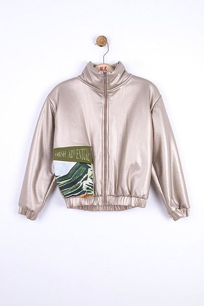 nk kids Children's Camping Coat Camel 35300