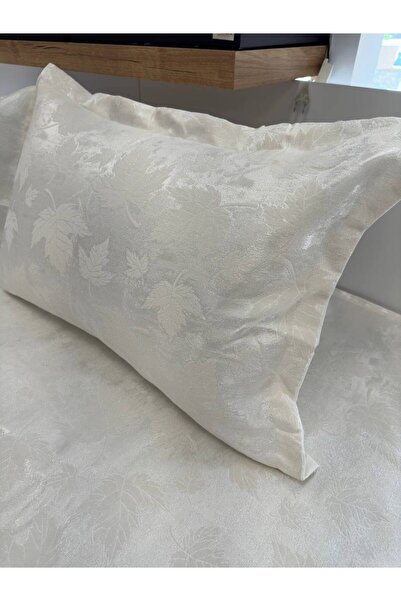 Sudemhome Jacquard Chenille Fabric Avant-Garde Dowry Bed Cover Set with Plane Leaf Pattern