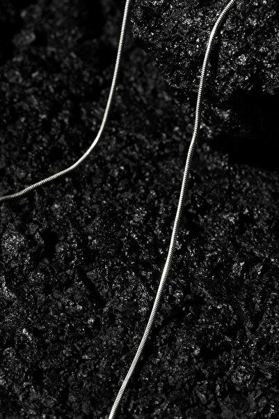 Takıdepo Yılan Model Gümüş Zincir 1,00 Mm Genişlik