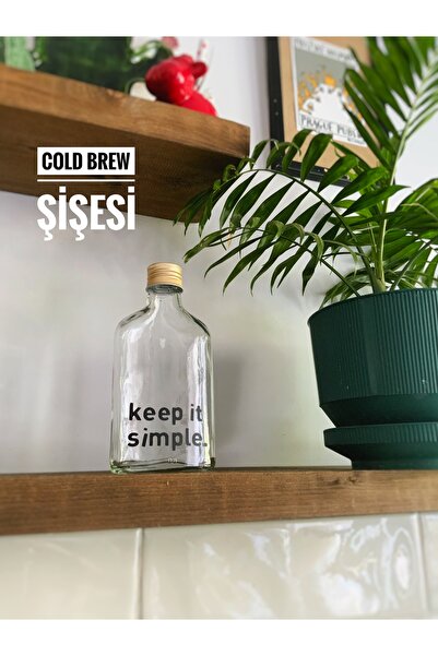 Atölye Merdiven Keep it Simple Cam Cold Brew Şişesi dekoratif kahve şişesi