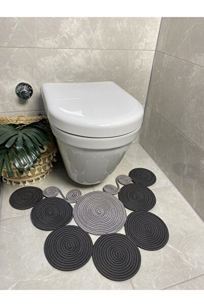 MaVaux Sakura Jute, Straw, Doormat, Bathroom Mat, Toilet Seat Mat, Toilet Seat Mat, Double Sided