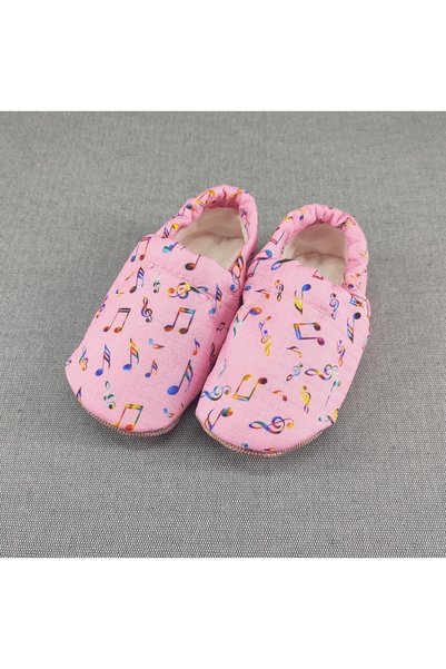Sönmez Baby MÜZİK NOTASI BEBE ÇOCUK KREŞ EV ÇORAP PATİK