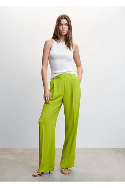 MANGO Woman Pantaloni Palazzo Darted