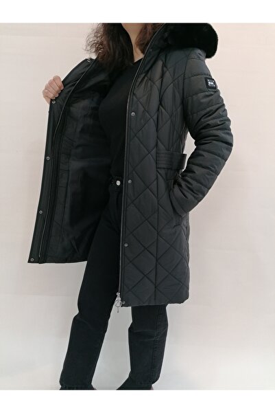 Trenç Kadın Kapitone Şişme Kaban 5510