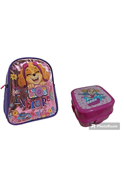 WİGGLE Paw Patrol Kız çocuğu Anaokul Çantası ve Beslenme Kabı